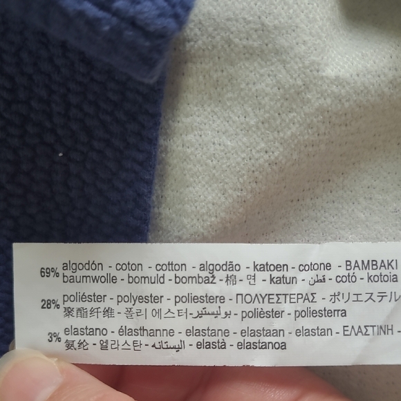 Zara Baby Blue & White Striped Seersucker Knit Dress - Size 3-6 Months - Picture 8 of 8